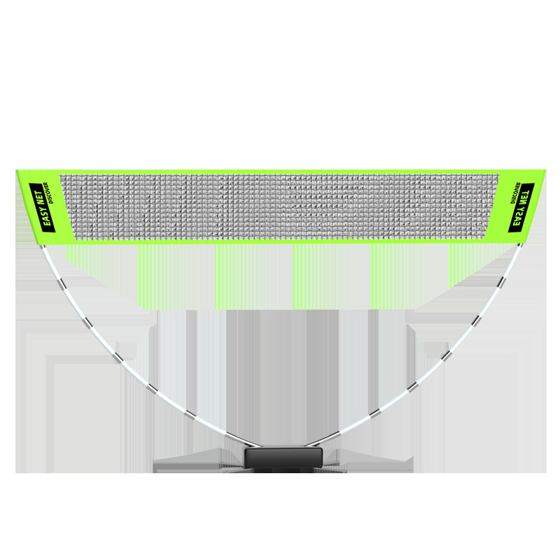 مجموعة شبكة بادمنتون محمولة قي - مراجعة Badminton Net وسعره