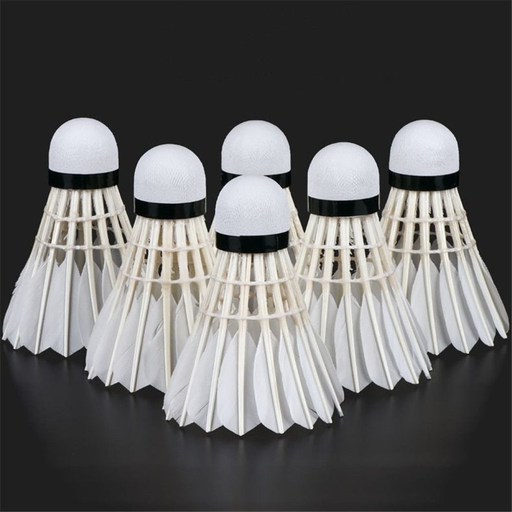 3/6/12 قطعة من كرات الريشة الط - مراجعة Feather Shuttlecock وسعره