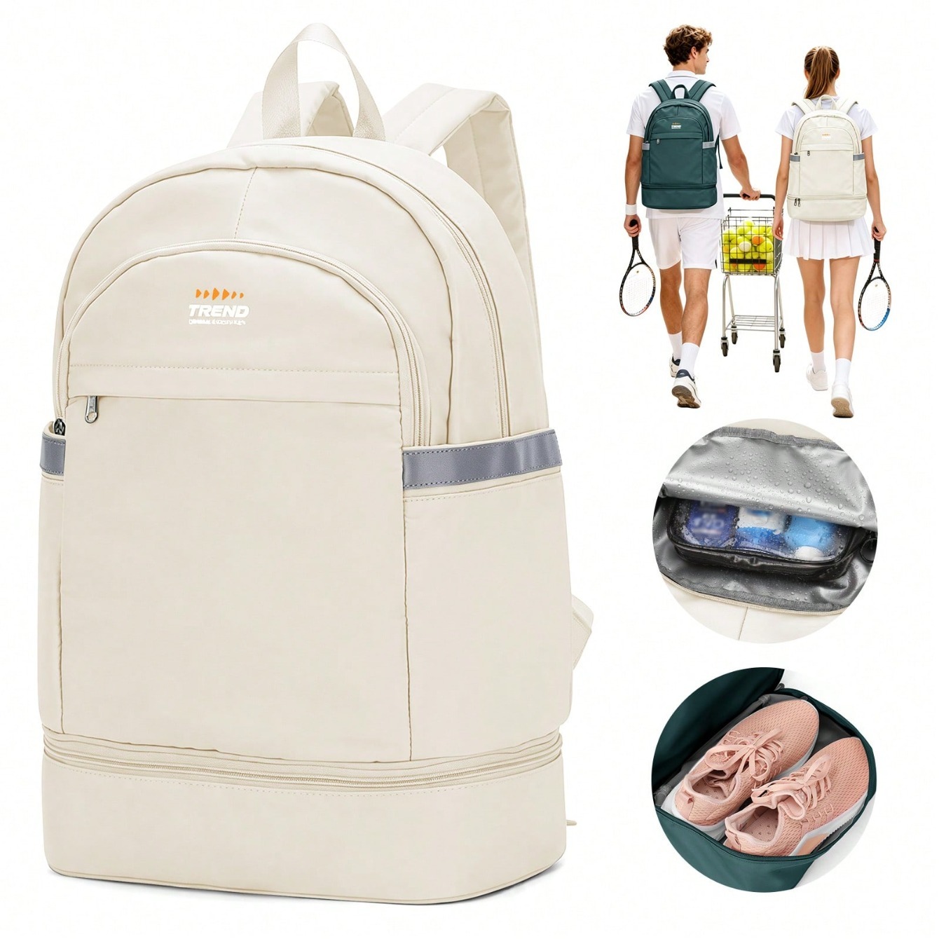 حقيبة ظهر نسائية عصرية، حقيبة  - مراجعة Badminton Bag وسعره