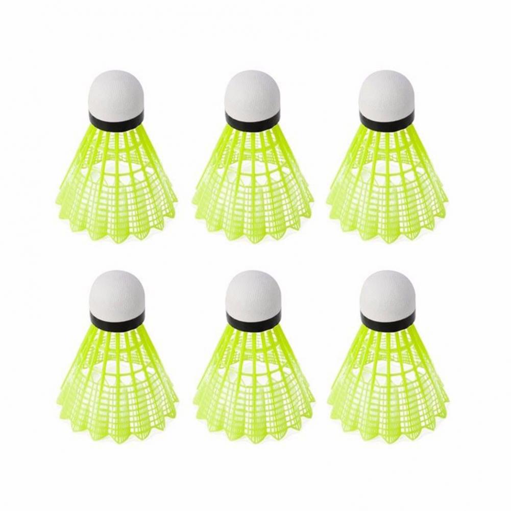 ريشات الريشة الصفراء 6 قطع، سر - مراجعة Feather Shuttlecock وسعره