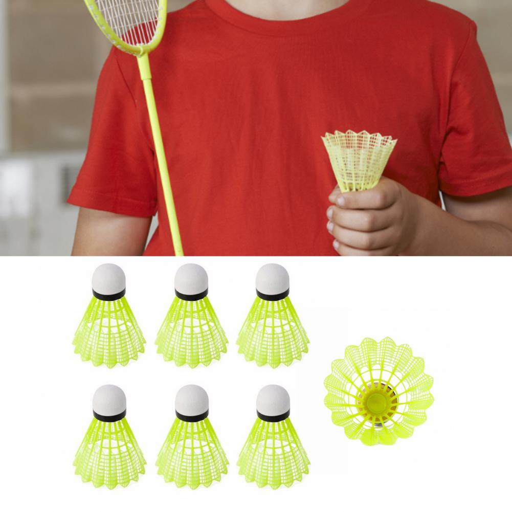 ريشات الريشة الصفراء 6 قطع، سر - مراجعة Feather Shuttlecock وسعره
