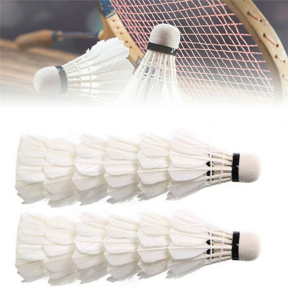 ريشة بدمنتون جديدة من ريش الإو - مراجعة Feather Shuttlecock وسعره